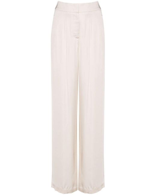 Peserico pleat-detail wide-leg trousers