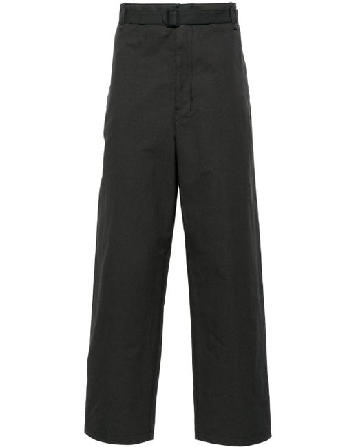Lemaire straight-leg belted trousers