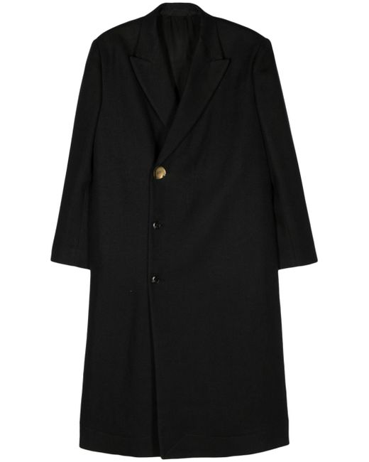 Quira double-breasted textured coat