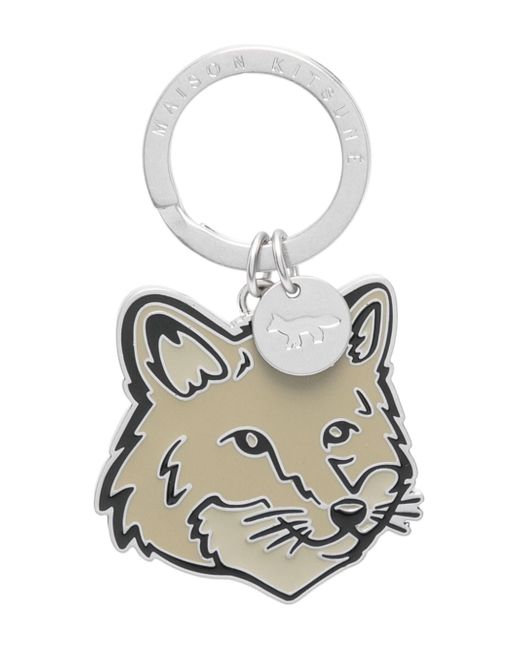 Maison Kitsuné Fox-head key ring