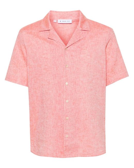 Manuel Ritz camp-collar short-sleeve shirt