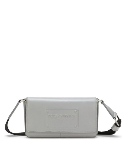 Dolce & Gabbana logo-embossed shoulder bag