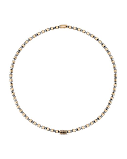 Officina Bernardi 18kt yellow Lumen diamond necklace