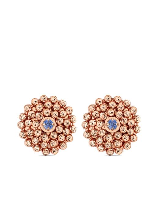 Officina Bernardi 18kt rose gold Mimosa sapphire earrings