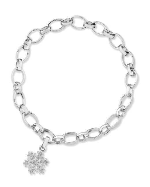 Fabergé 18kt white gold Heritage Snowflake diamond charm