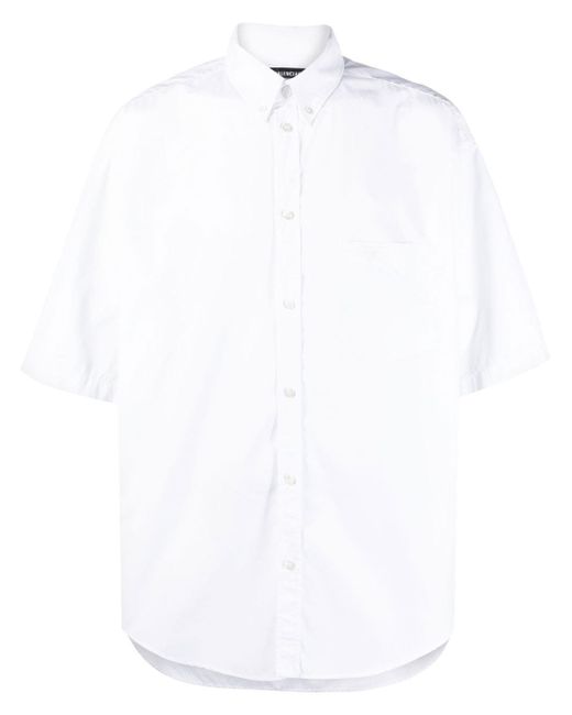 Balenciaga short-sleeve button-up shirt