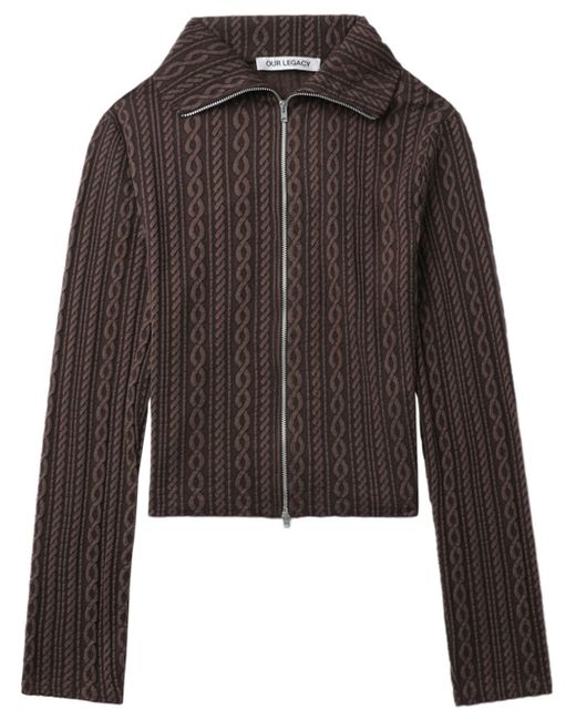 Our Legacy patterned-jacquard cardigan