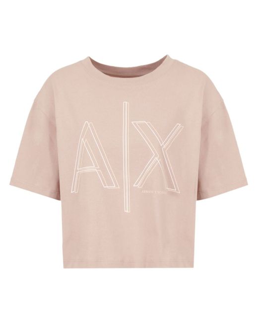 Armani Exchange logo-print T-shirt