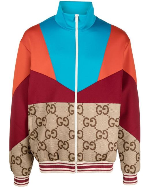 Gucci colour-block track jacket