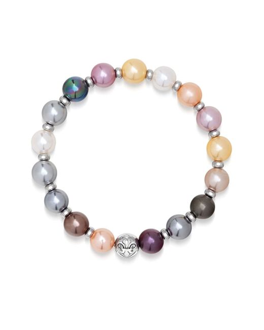 Nialaya Jewelry beaded pearl bracelet