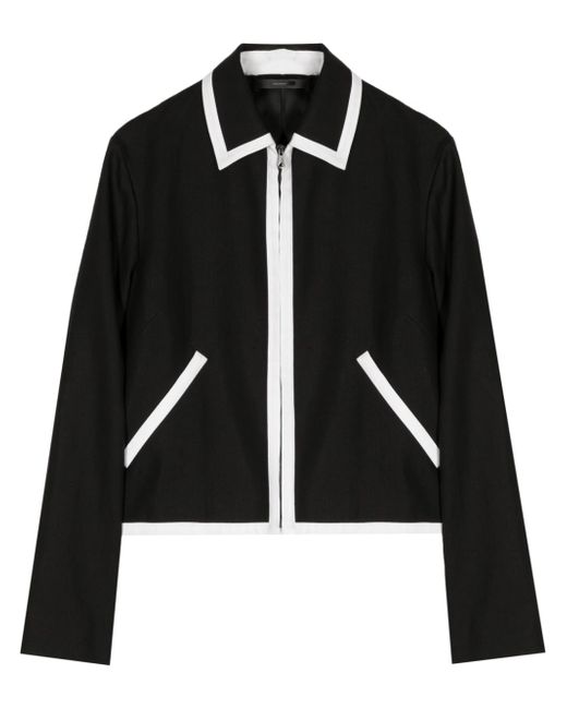 Paul Smith contrasting-detail linen jacket