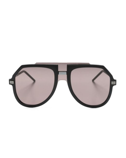 Dolce & Gabbana DG6195 pilot-frame sunglasses