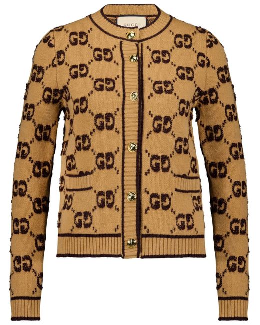 Gucci GG bouclé-jacquard cardigan