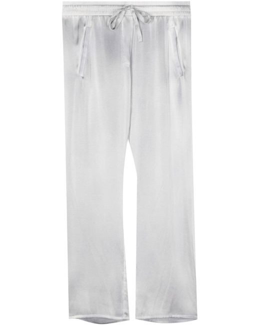Avant Toi cropped silk trousers
