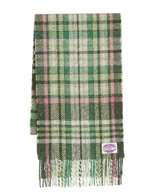 Acne Studios check-print wool scarf