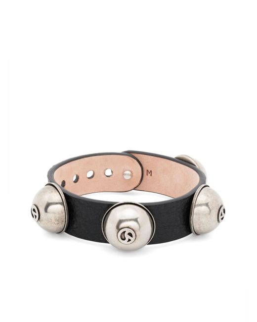 Acne Studios stud-embellished leather bracelet