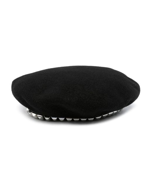 Vaquera stud-embellished beret