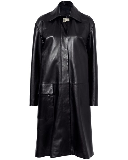 Proenza Schouler Billie lacquered leather coat