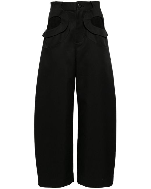 pet-tree-kor cut-out panelled trousers