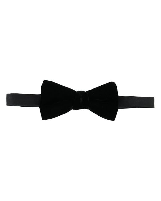 Saint Laurent velvet bow tie