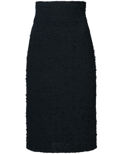 Oscar de la Renta textured pencil skirt