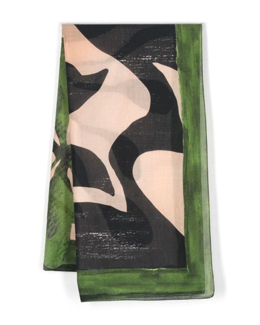 Alberta Ferretti graphic-print scarf
