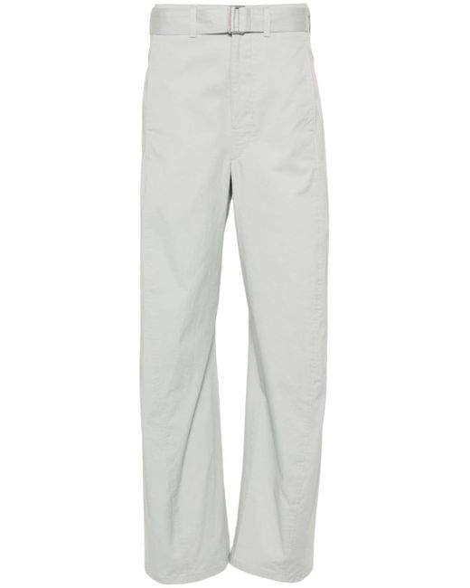 Lemaire belted cotton palazzo pants