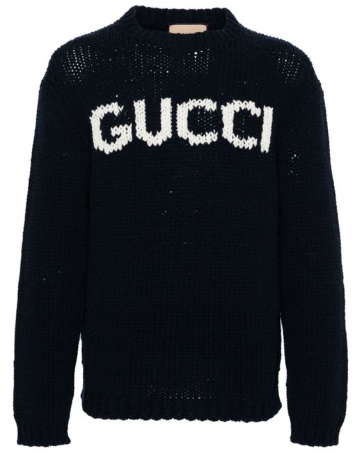 Gucci logo-intarsia jumper