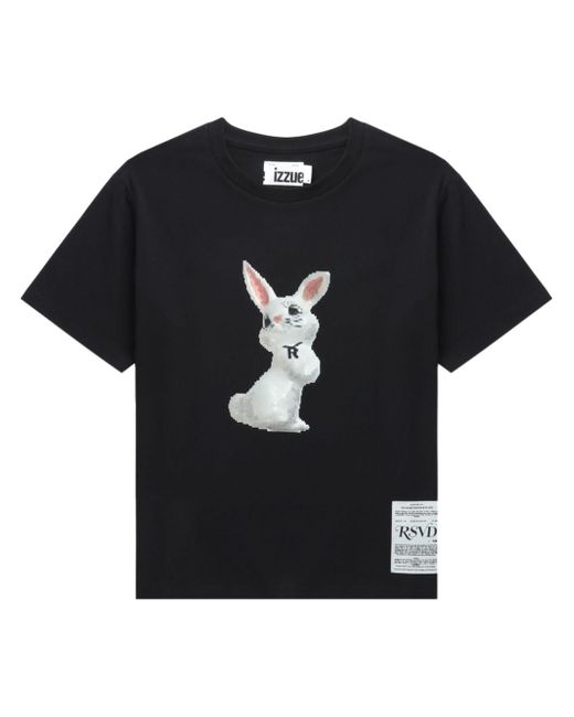 Izzue bunny-print cotton T-shirt