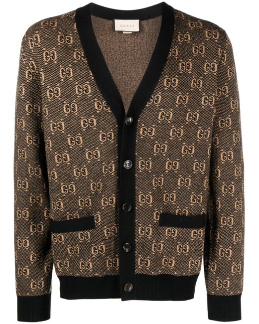 Gucci GG-jacquard knitted cardigan