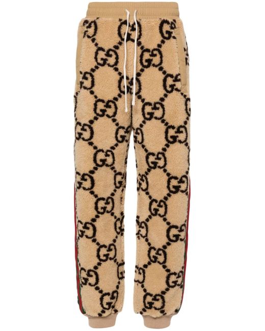 Gucci GG patterned jacquard track pants