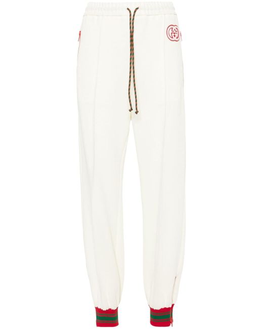 Gucci Interlocking G-patch track trousers
