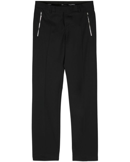Karl Lagerfeld mid-rise tailored trousers
