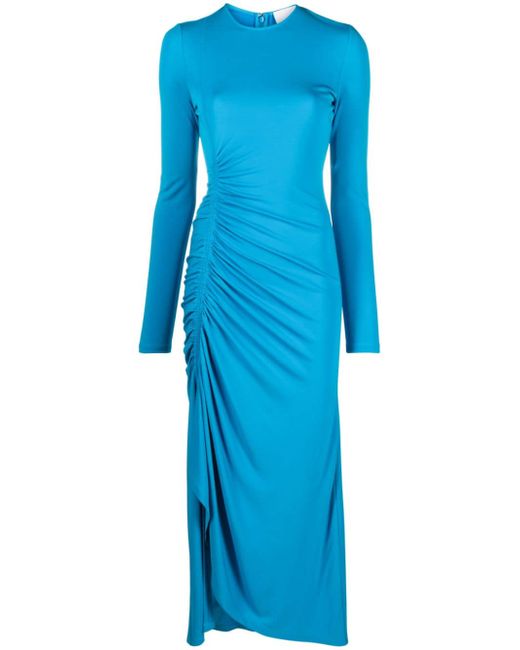 Givenchy long-sleeve draped maxi dress