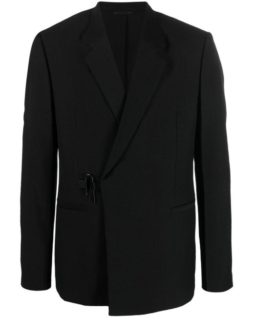 Givenchy logo-buckle notched-lapels blazer