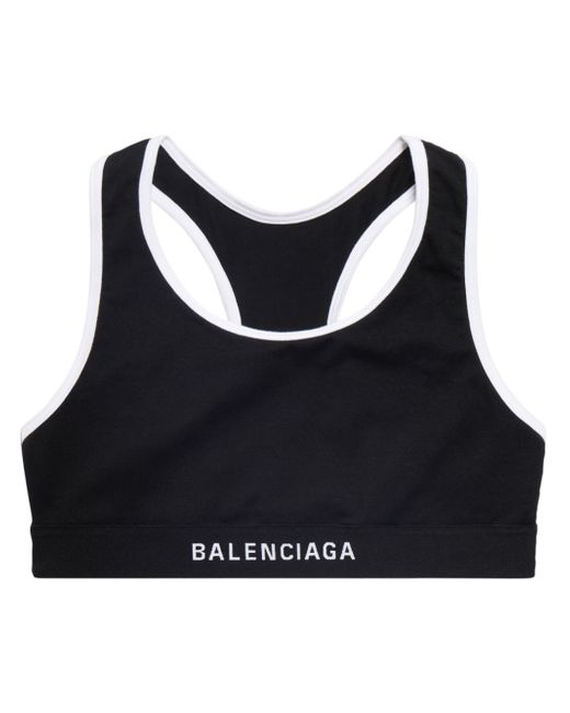 Balenciaga logo-underband sports bra