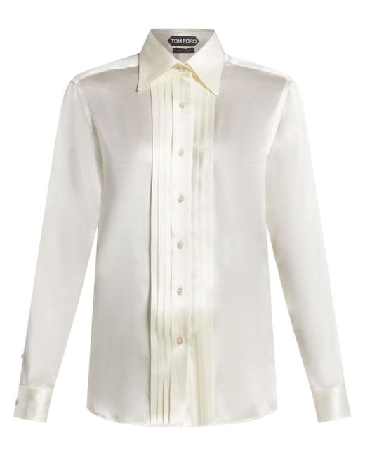 Tom Ford pleated shirt