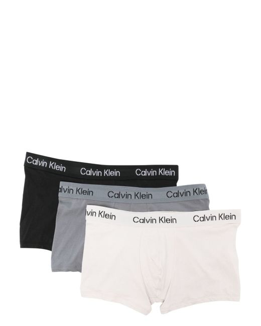 Calvin Klein logo-waistband boxers pack of three