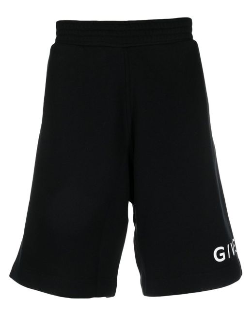 Givenchy logo-print track shorts