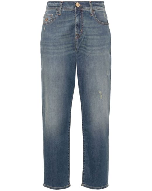 Jacob Cohёn mid-rise tapered jeans