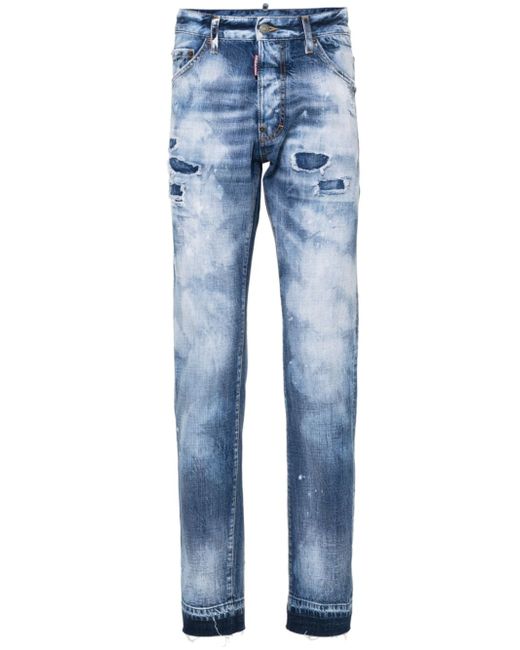 Dsquared2 Light Everglades patch-detail jeans