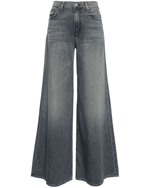 Mother Swisher high-rise wide-leg jeans