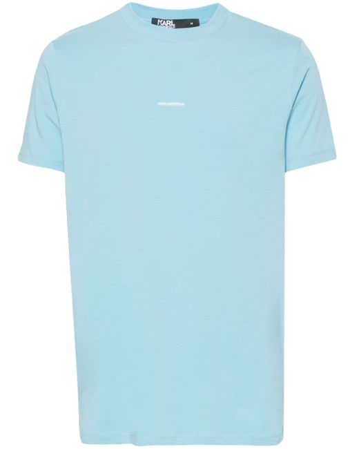 Karl Lagerfeld rubberised-logo T-shirt