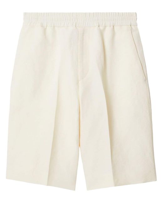 Burberry tailored canvas shorts