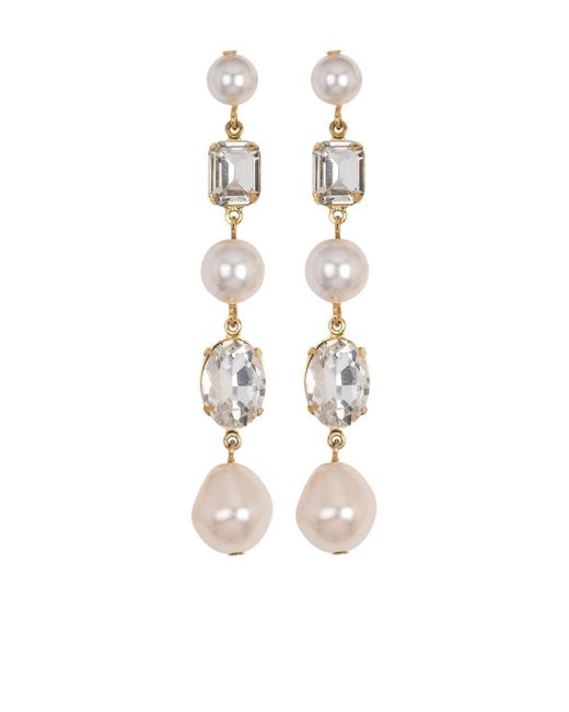 Jennifer Behr Yara embellished drop earrings