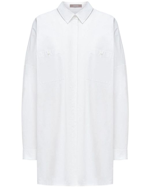 12 Storeez chest-pocket long-sleeve shirt
