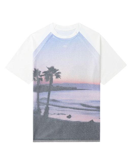 Ader Error photograph-print cotton-blend T-shirt