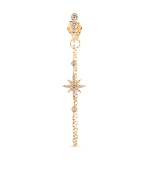 Celine Daoust 14kt yellow North Star diamond earring