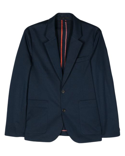 PS Paul Smith single-breasted cotton blend blazer