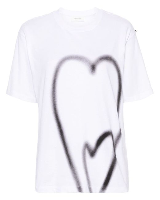 Sportmax heart-print T-shirt